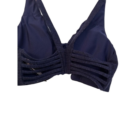 VICTORIA'S SECRET Womens M/80B Dark Blue Caged Bralette Activewear Top - Picture 5 of 5